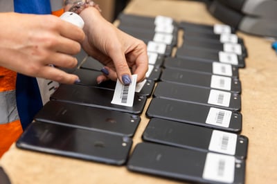 Electronics and digital waste recycling - equipment tagging - SK Tes