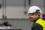 People at Work at SK Tes Battery Recycling Site