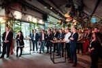 Guests mingle at SK Tes Rotterdam Opening Celebration