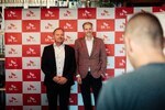 Guests pose for pictures at Rotterdam Opening