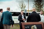 Operations Manager Welcomes guests to SK Tes Rotterdam