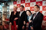 SK Tes Chairman Terence Ng Celebrates at new facility opening