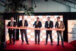 SK Tes Leaders and Guest Cut Ribbon at Rotterdam Opening